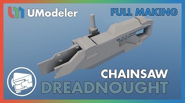 3D Modeling in Unity - Full Making Video of modeling a Chainsaw in the Dreadnought with UModeler