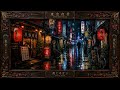 Rainy Tokyo Alley Painting | Neon Japan Nightscape in 4K