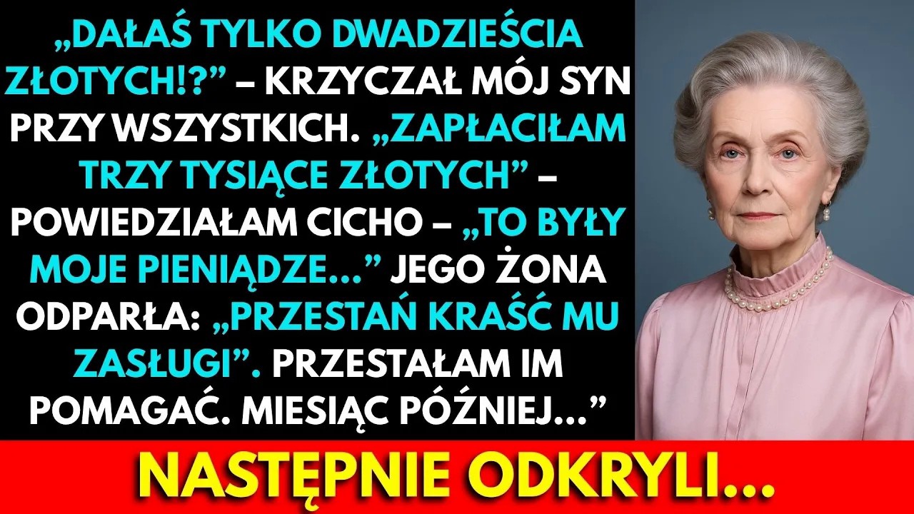 To jest taki moment, w którym cała moja dotychczasowa miłość rozsypała się w drobny mak. Byliśmy na eleganckiej kolacji, ludzie w maskach, kieliszki, uśmiechy. Nagle słyszę głos mojej synowej,...