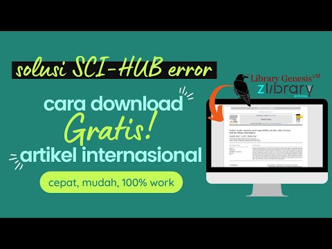 CARA DOWNLOAD JURNAL BERBAYAR SELAIN SCI HUB | SOLUSI SCI HUB ERROR