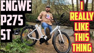 Engwe P275 ST Review and Test Ride | This bike is awesome | Mid drive Ebike Range Test