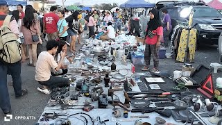 #ตลาดนัดมือสองใหญ่ที่สุดในสมุทรปราการ #ตลาดสังกะสี มือสองวินเทจ ของเก่าญี่ปุ่นมือสอง เครื่องมือช่าง