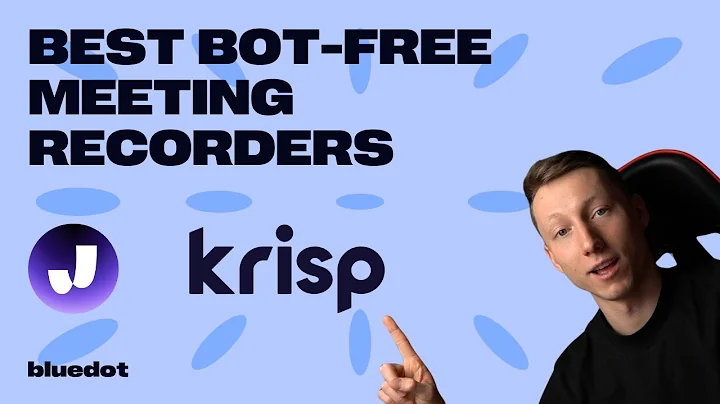 Best Bot-Free AI Note Takers in 2025: Jammie vs Krisp vs Bluedot