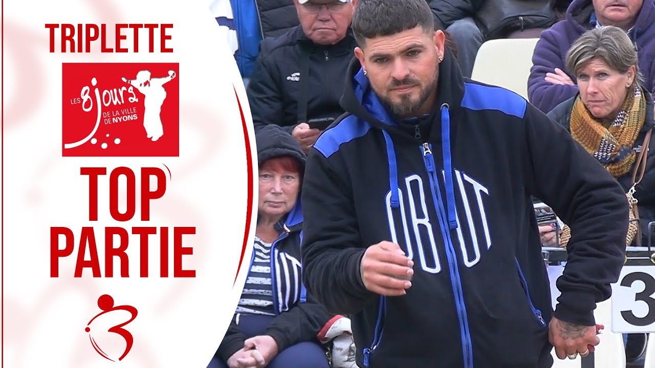 Miniature : TOP 👍 Quart BONETTO vs BONNIN : International de l'Olivier Triplette 2024 à Nyons TOP 1000 Pétanque