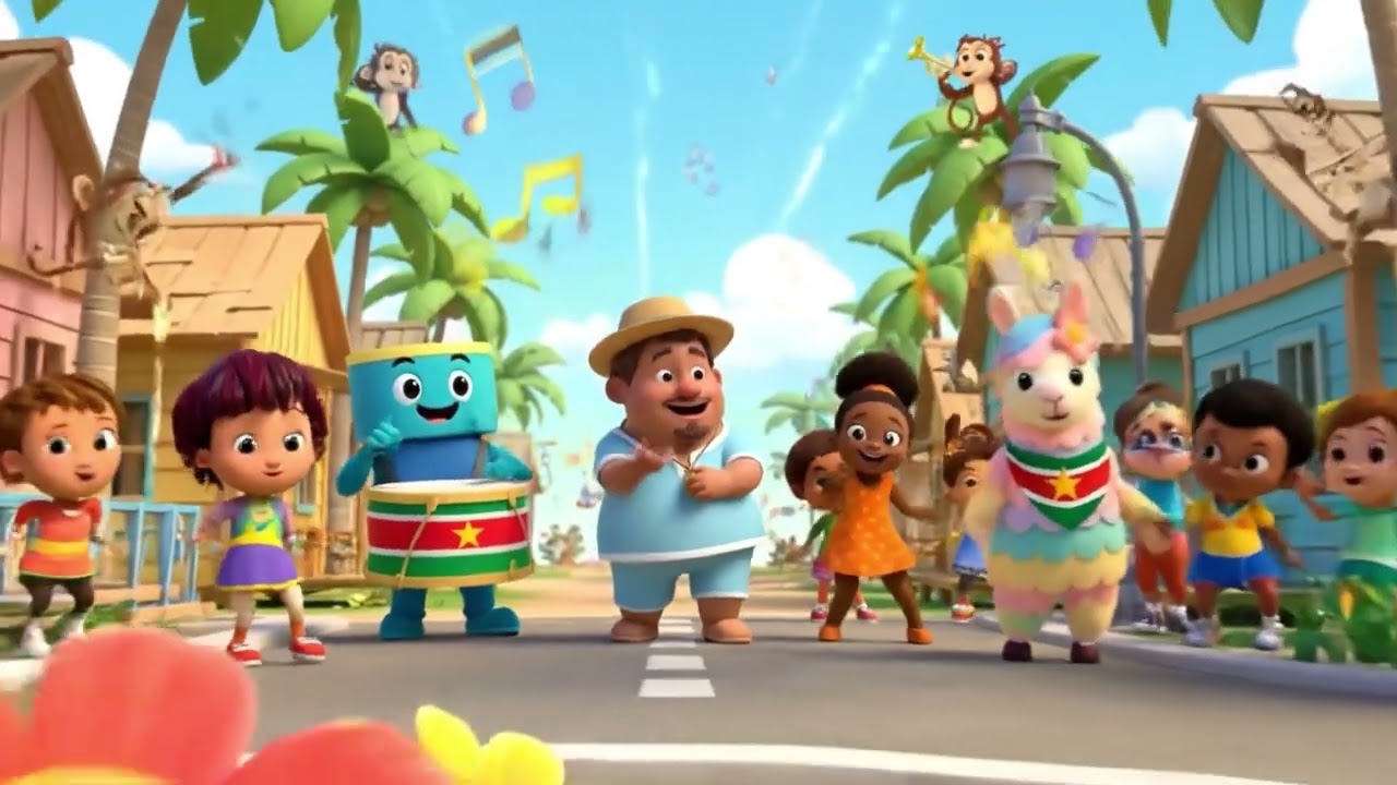 Vader Jacob. Tropisch Kinderliedje | Surinaamse Muziek voor Peuters