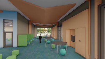 Eden Prairie Schools: This is a three-dimensional architectural rendering