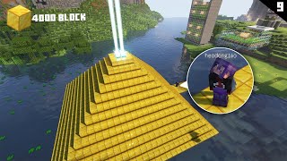 MÌNH XÂY DỰNG BEACON BẰNG VÀNG SIÊU LỚN TRONG MINECRAFT SIÊU KHÓ