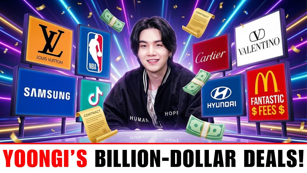 Top 7 Brands That Pay Min Yoongi Fantastic Fees!