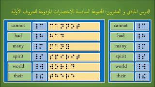 21 الدرس الحادي و العشرون : المجموعة السادسة للاختصارات المزدوجة للحروف الاولية