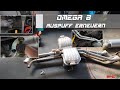 Auspuff erneuern am Omega B (V94) #opel #v6 #mv6