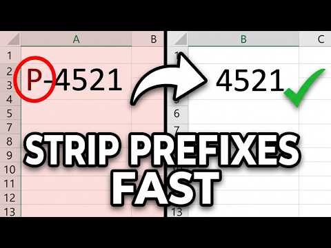 Excel Find and Replace With Wildcards: Strip Any Prefix in Seconds