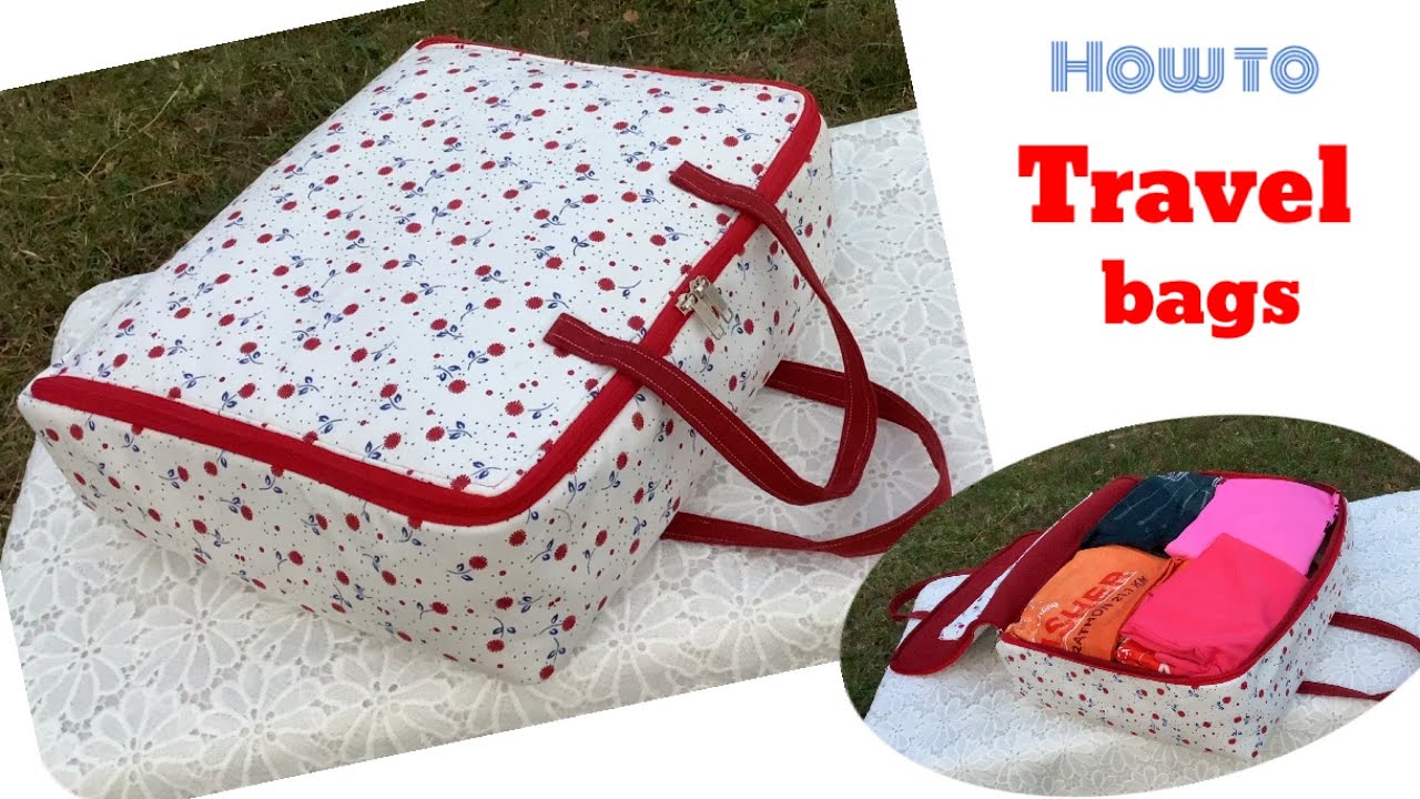 How to sew a Big Sewing Case, Travel Organizer Bag