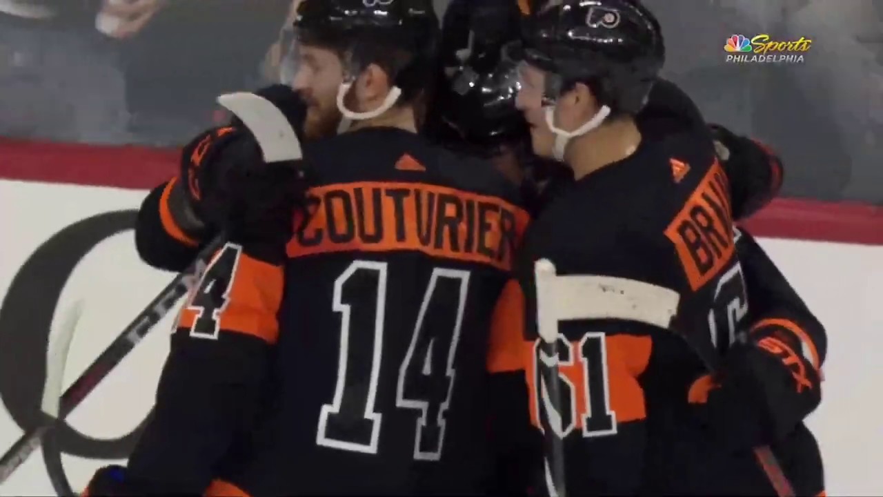 Claude Giroux Goal Philadelphia Flyers vs New York Rangers (2/28/20