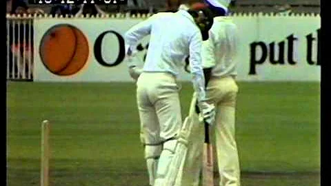 Classic fast bowling - Joel Garner v Greg Chappell...