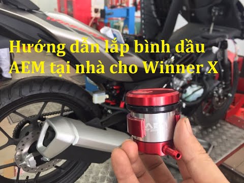 Hướng dẫn lắp bình dầu AEM cho Winner X | Exciter | Raider | Satria