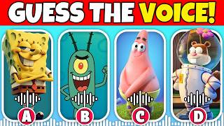 💫SpongeBob Movie VOICE QUIZ! 🎤🧽Guess Who’s Talking! (Hard Mode!) | Sandy Cheeks, Patrick Star, Gary