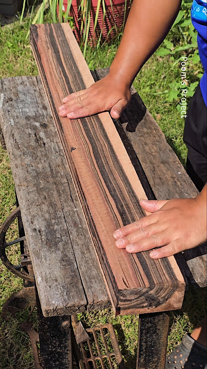 Unboxing Kamagong wood