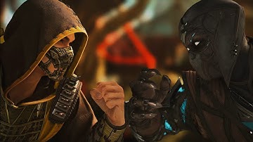 MK2 Scorpion VS Noob Saibot - (HARD) Mortal Kombat 1 Gameplay ( MK2 MOVIE SKIN ) Mk2 Movie