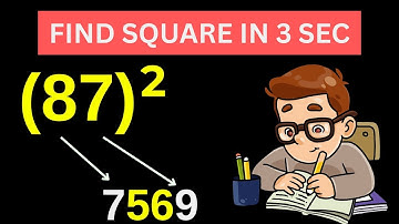 Find Square of Any 2-Digit Number in 3 Seconds | Crazy Math Trick Revealed!