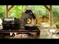 Build a Log Cabin Porch | Bear Lasagna in the Off Grid Forest Kitchen