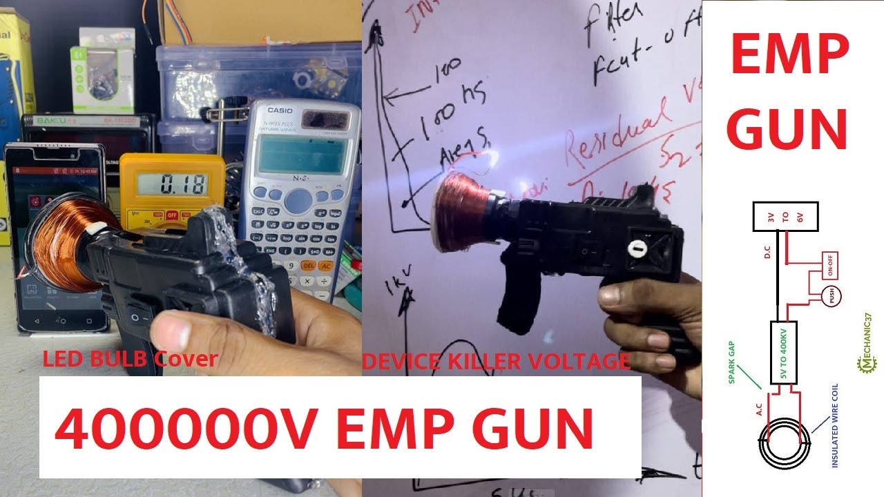 I Built A Military EMP Gun! (New Method） 