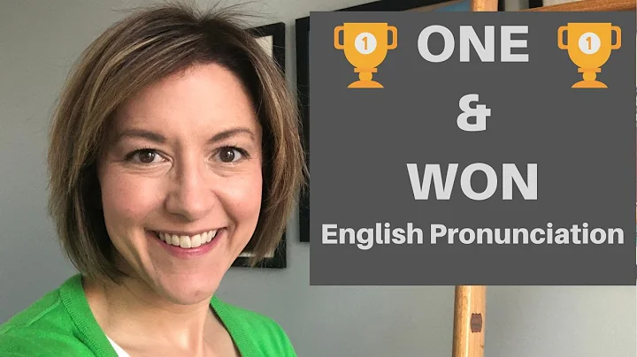 Learn to Pronounce ONE 1 1️⃣  & WON 🏆 American English Homophone Pronunciation Lesson #learnenglish