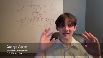 Message from a former CJS student