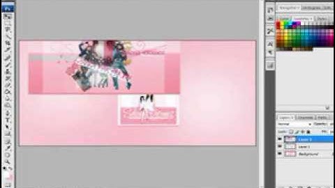 How to Make a Background For Twitter or Desktop in Adobe Photoshop CS3 CS4