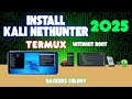 How to Install Kali Nethunter in Termux Without Root in 2025