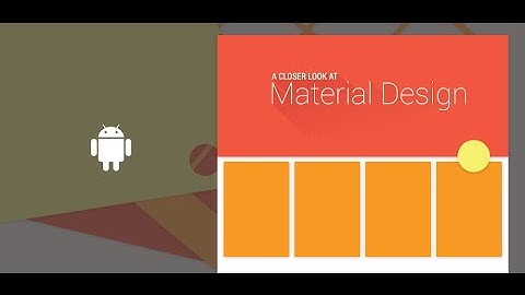 Android Material Design Introduction