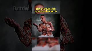 Sharp says College isn't for everyone (Part 1)
