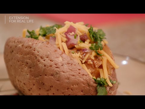 Food Factor: Barbecue Chicken Stuffed Sweet Potato