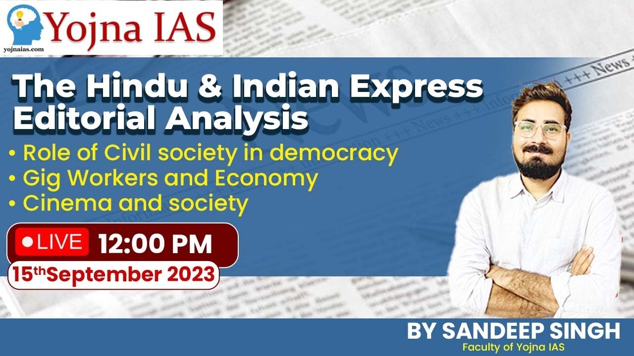 15th September 2023 | The Hindu & Indian Express Editorial Analysis ...