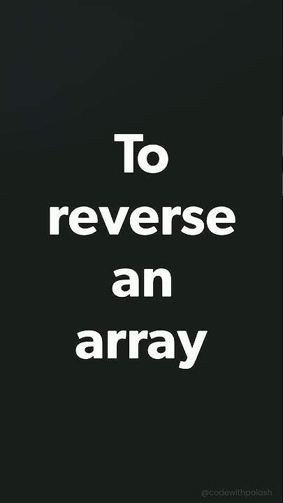 Powerful JavaScript Tips And Tricks That You Should Know | Reverse An ...