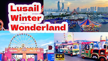 A tour of Qatar Lusail Winter Wonderland 2023 | Things to do in Qatar