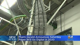 Miami Herald Announces Saturday Paper Going Digital In 2020