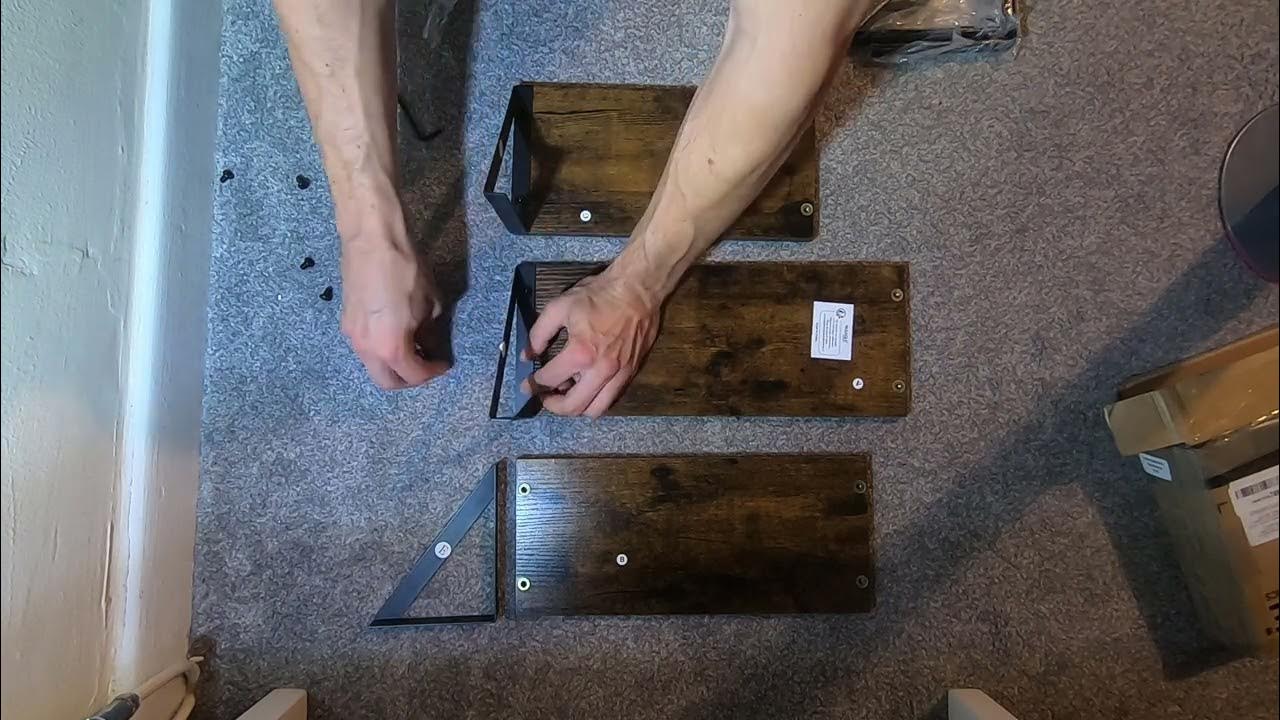 Vasagle 3 Tier Shelf Assembly Instructions ASMR Unboxing Auction Haul