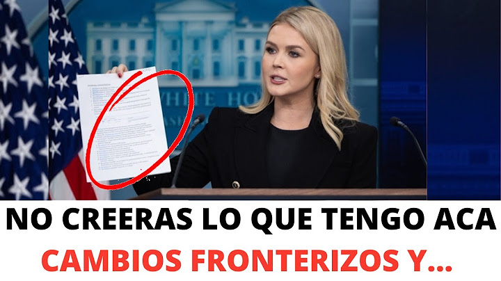 Arrollador discurso de la secretaria de prensa y Nuevo Muro impenetrable