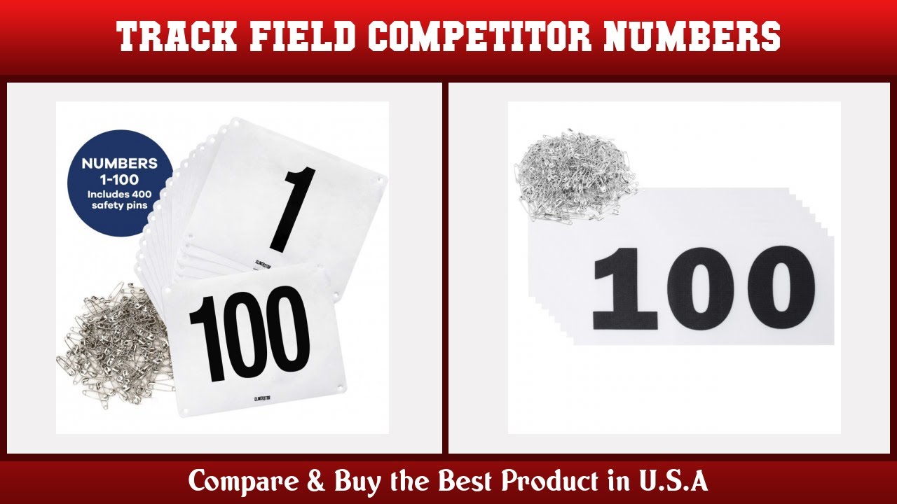 Top 10 Track & Field Competitor Numbers to buy in USA 2021 | Price ...