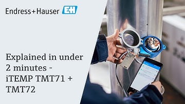 Bluetooth temperature transmitters iTEMP TMT72 / TMT71 | explained in under 2 minutes