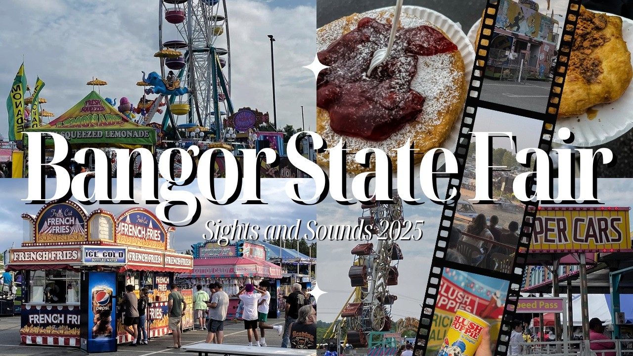 Bangor Fair Rides Bangor State Fair 2025: Sights and Sounds - YouTube