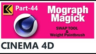 Mograph # Swap tool and weight paintbrush