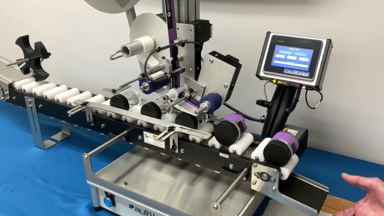 390S Cannabis Jar Labeler