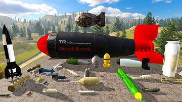 Testing the Most Dangerous NUCLEAR Bombs in GMod!
