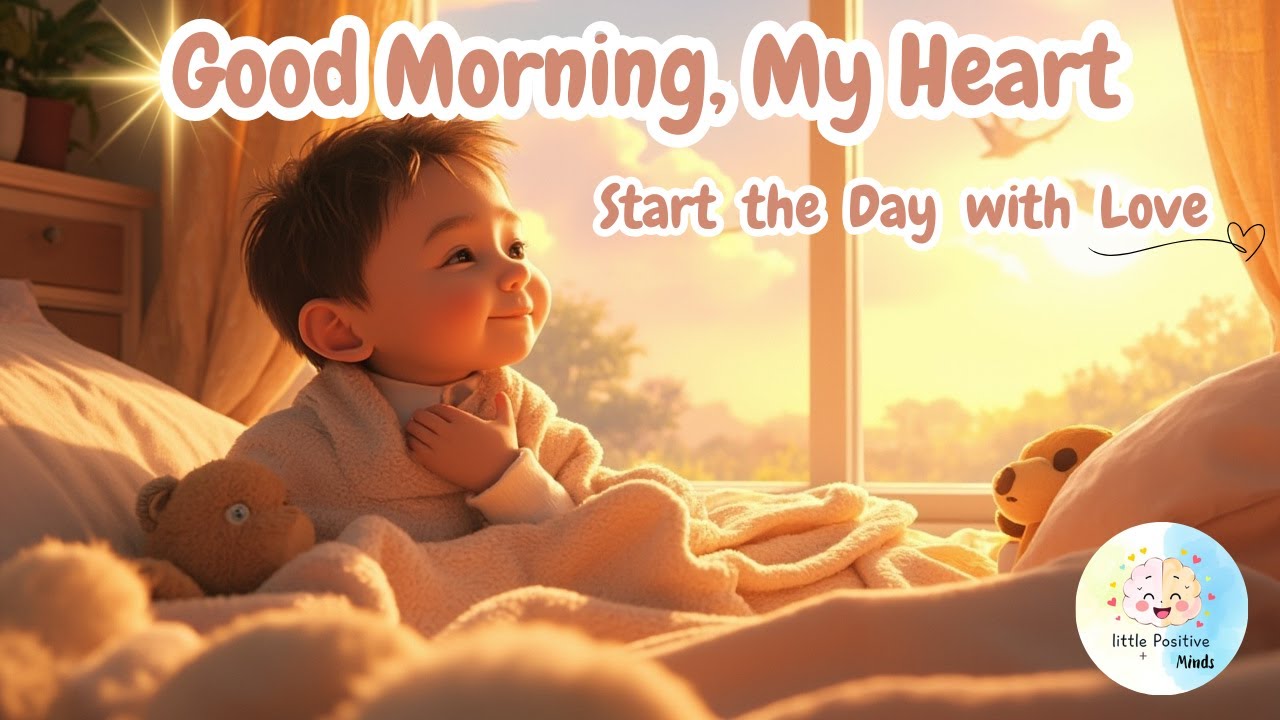 Good Morning, My Heart 💛 Positive Morning Song for Kids | Gentle Affirmations & Happy Start