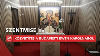 Nepomuki Szent János áldozópap és vértanú emléknapja -szentmise az EWTN Kápolnából 2024.05.16.