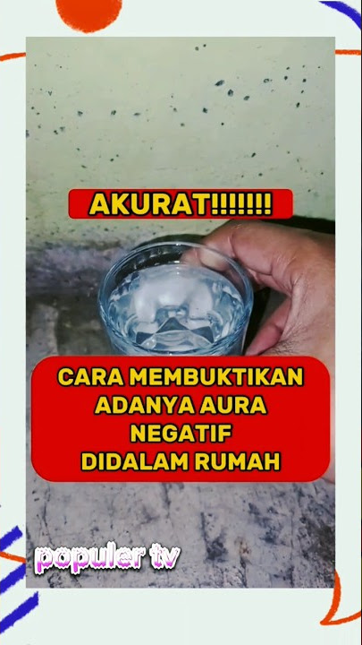 MITOS ATAU FAKTA ? cara mengetahui aura negatif didalam rumah #shorts #edukasi
