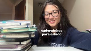 Meus Caderninhos Para Estudos Vestibulanda