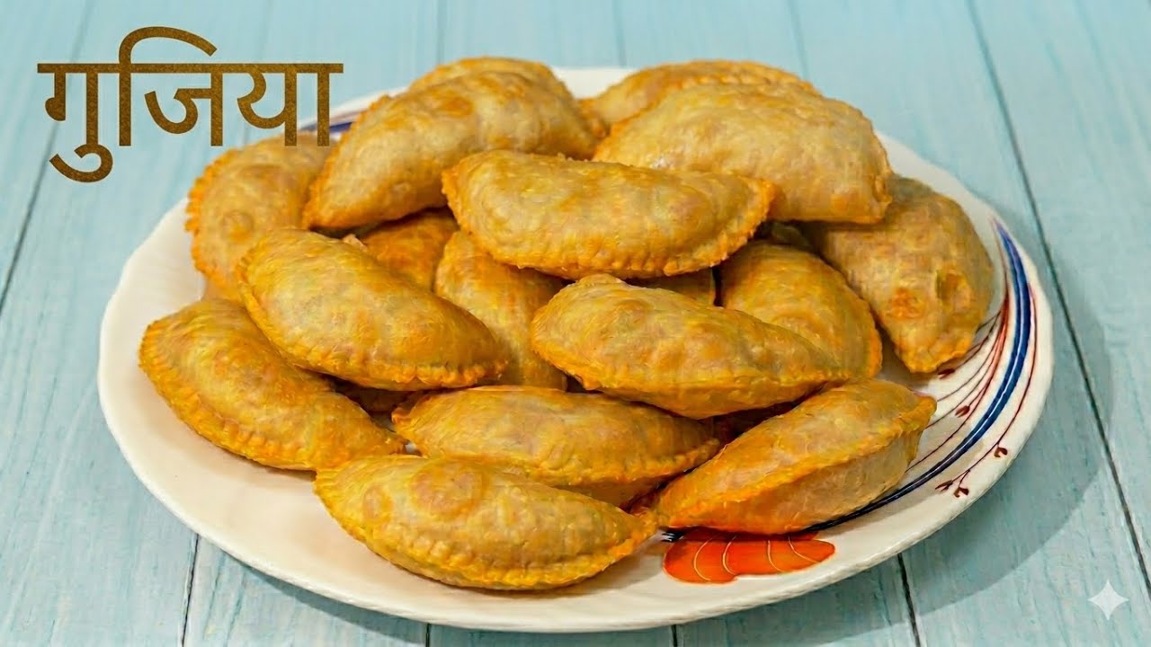 होली स्पेशल खोया मावा की सबसे आसान गुजिया ||  Mawa Gujiya Recipe || Halwai style Gujiya