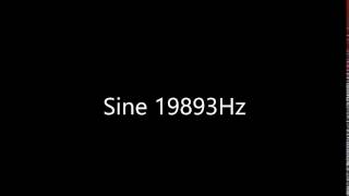 Sine 19893Hz Audio Only